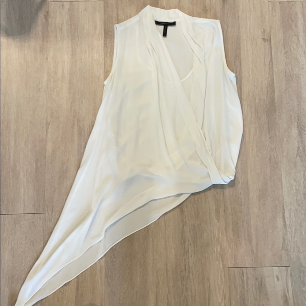 BCBG white blouse